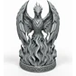 Escultura Decorativa Prints Patro- Fénix De La Llama - Miniatura 2