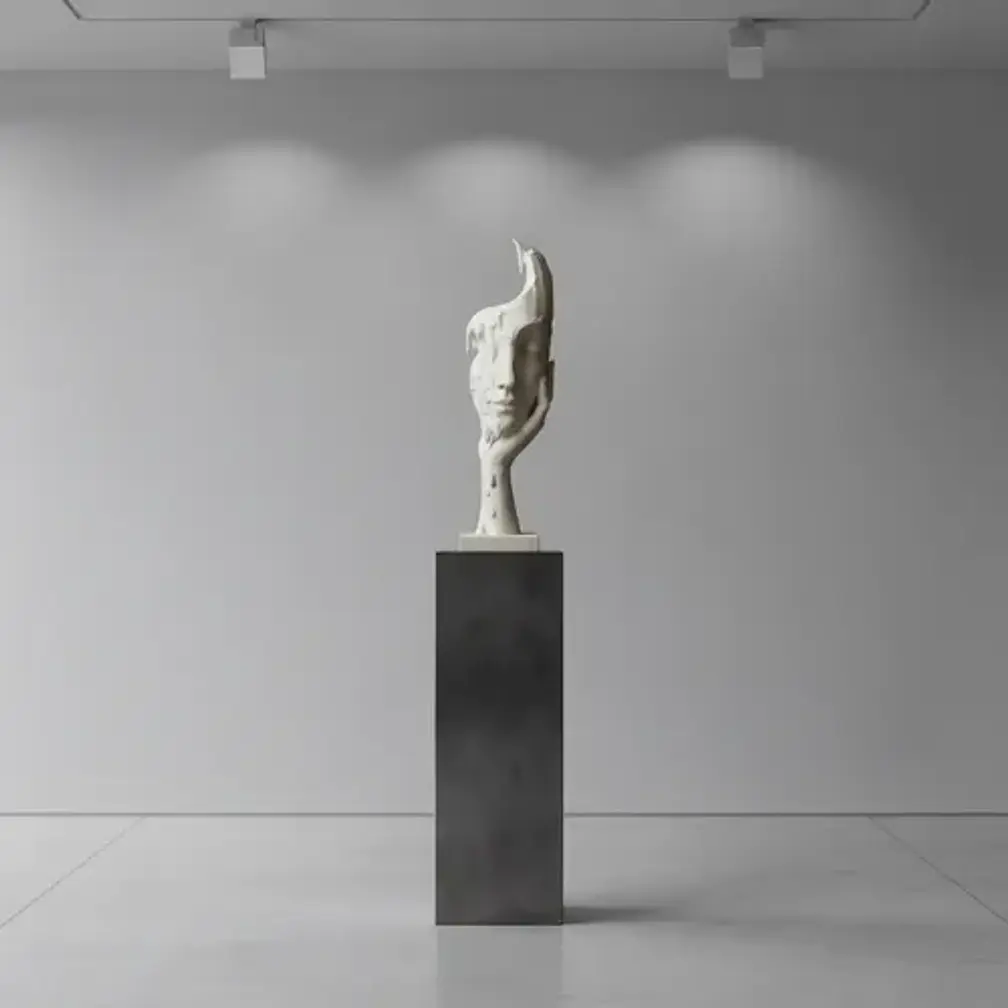 Escultura Elegante Prints Patro - Rostro Derretido 2
