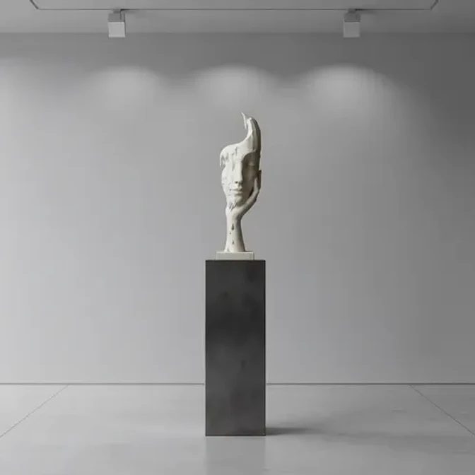 Escultura Elegante Prints Patro - Rostro Derretido 2
