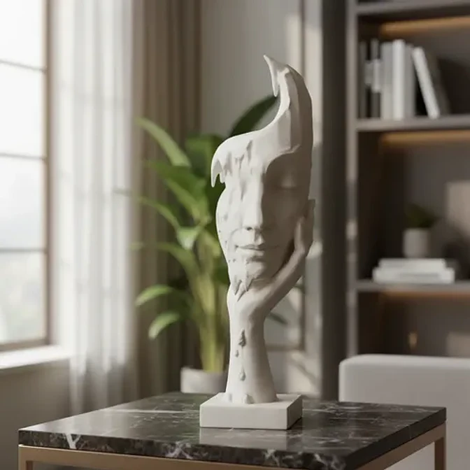 Escultura Elegante Prints Patro - Rostro Derretido 3