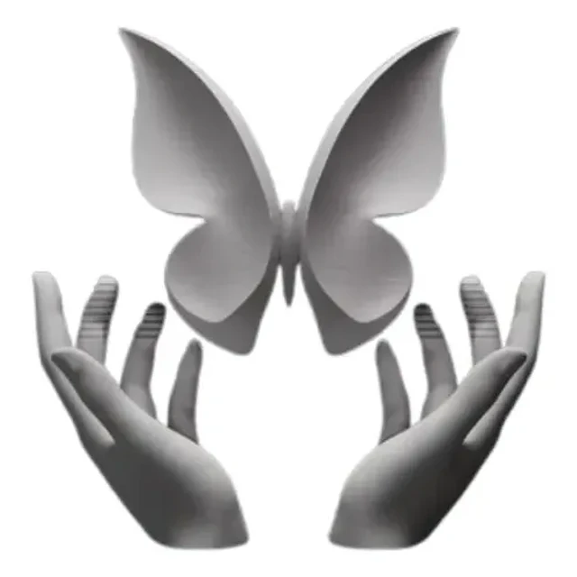 Escultura Elegante Prints Patro - Mariposa Suspendida