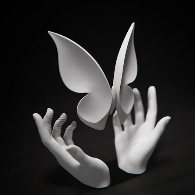 Escultura Elegante Prints Patro - Mariposa Suspendida