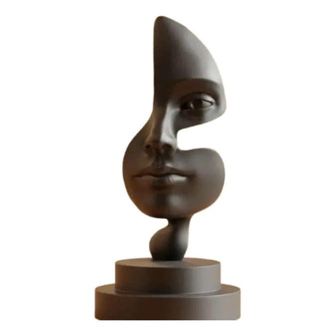 Escultura Elegante Prints Patro - Arte Abstracto 1