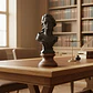 Escultura Elegante Prints Patro - Mujer Con Ojos Vendados - Miniatura 3