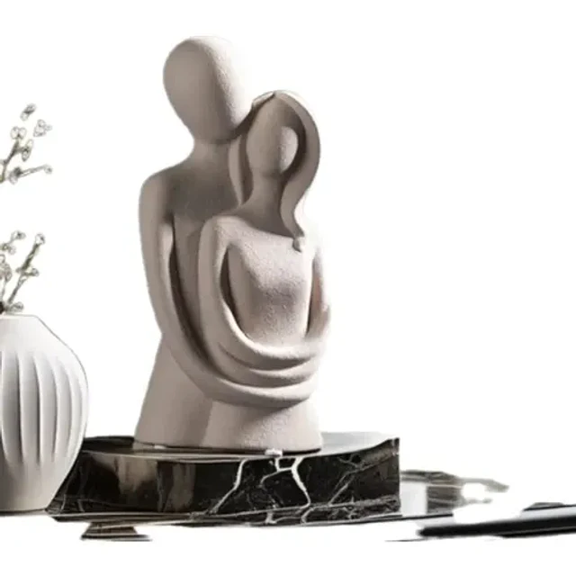 Escultura Elegante Prints Patro - Pareja Enamorados
