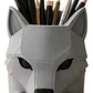 Portalápices Prints Patro- Lobo Gris - Miniatura 1