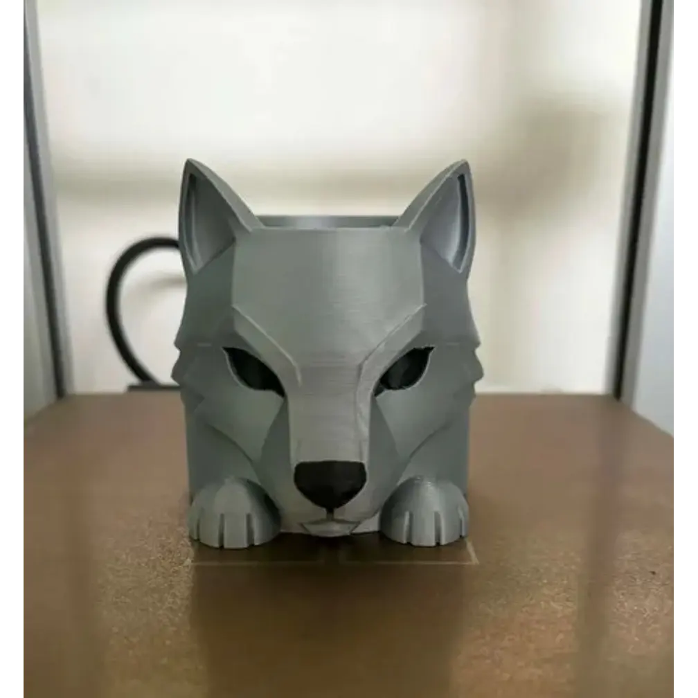 Portalápices Prints Patro- Lobo Gris 3