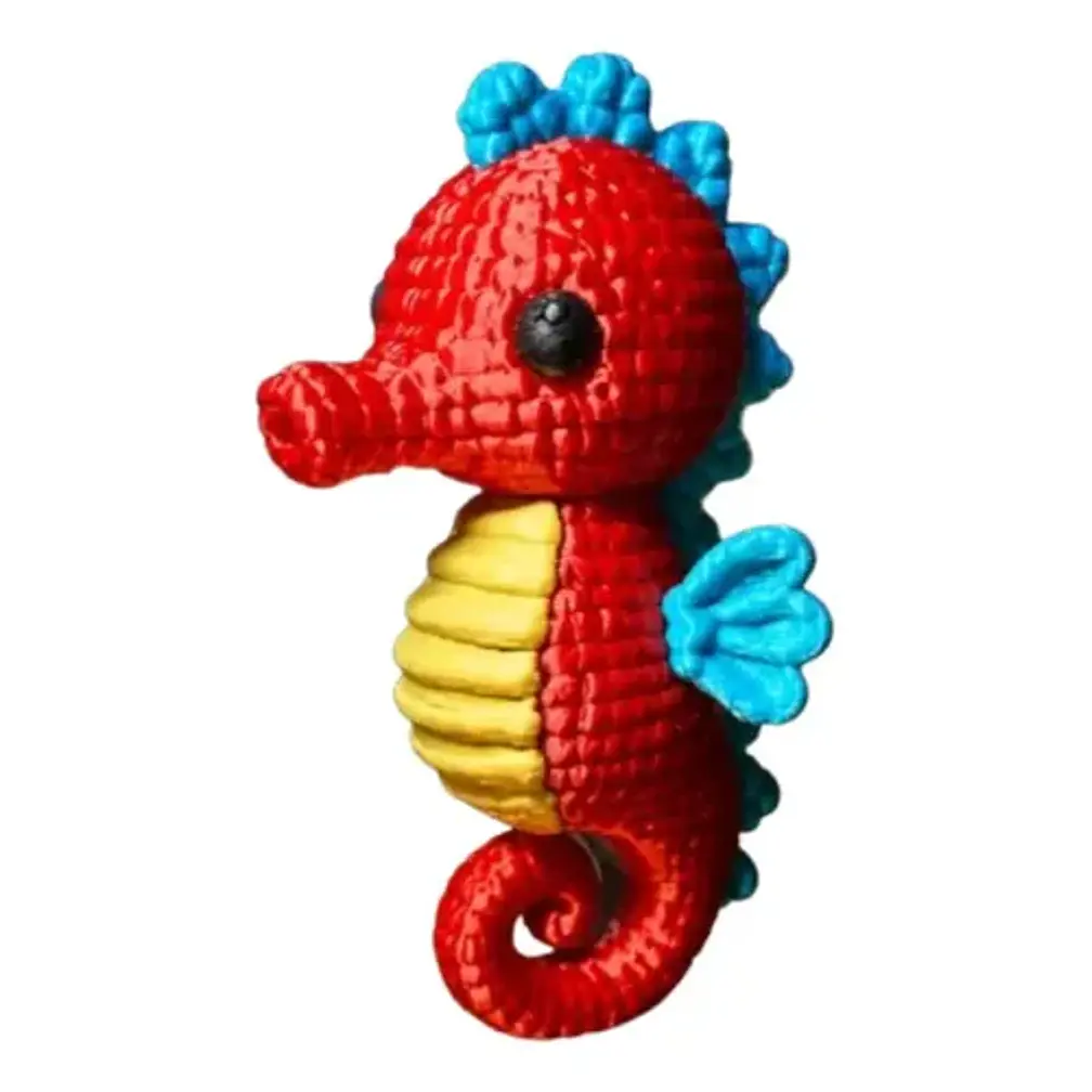 Figura Decorativa Prints Patro- Caballito De Mar De Punto 1