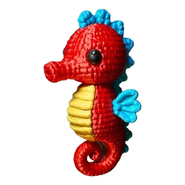 Figura Decorativa Prints Patro- Caballito De Mar De Punto