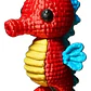 Figura Decorativa Prints Patro- Caballito De Mar De Punto - Miniatura 1