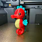 Figura Decorativa Prints Patro- Caballito De Mar De Punto - Miniatura 5
