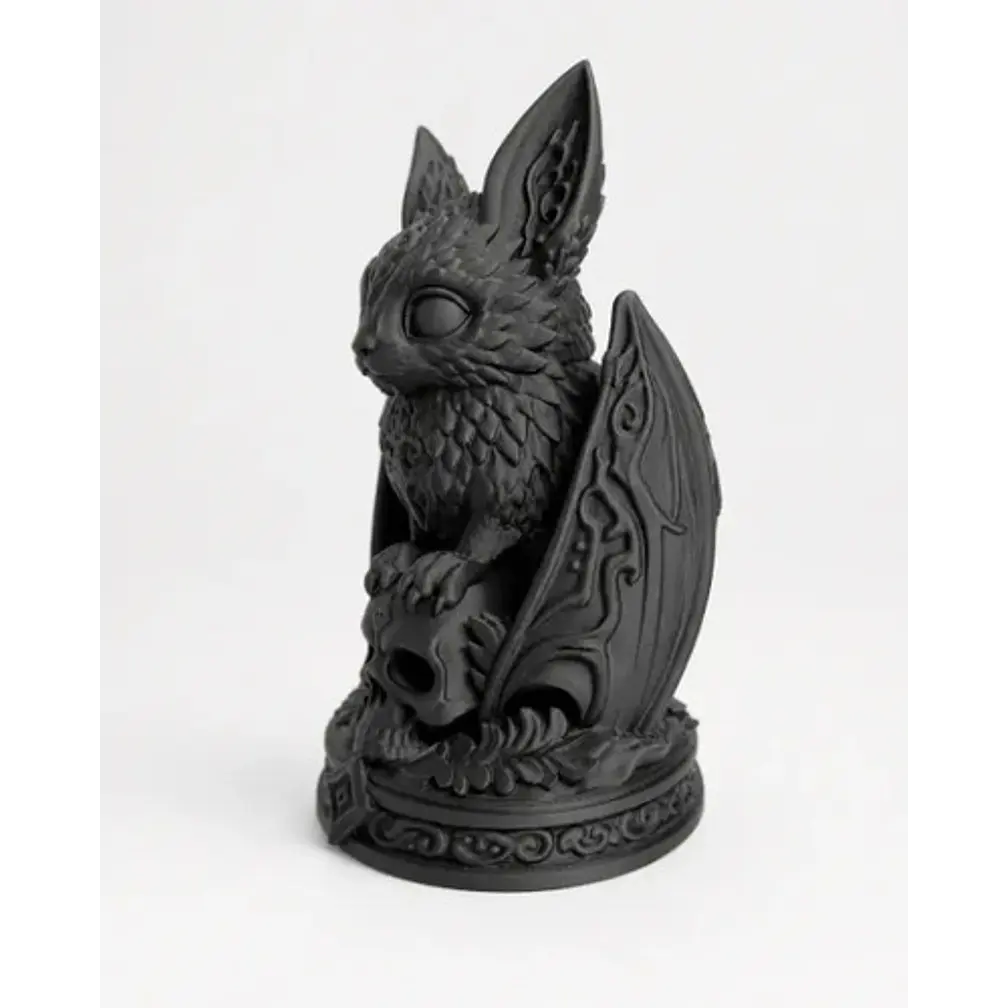 Escultura Elegante De Animales Necros De Prints Patro 3