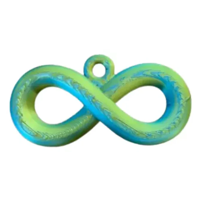 Llavero Prints Patro- Infinito Celeste 1