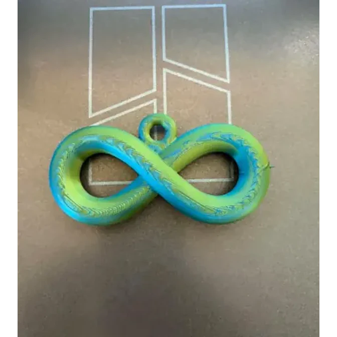 Llavero Prints Patro- Infinito Celeste 4