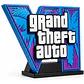 Figura Decorativa Prints Patro De Logotipo De Gta Vi - Miniatura 1