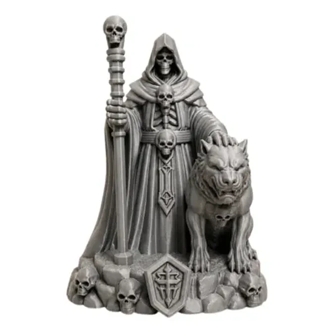 Escultura Decorativa Prints Patro- Guardián Calavera 1