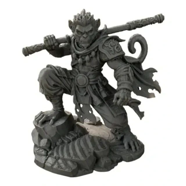 Escultura Decorativa Prints Patro-  Mono Guerrero