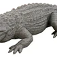 Escultura Decorativa Prints Patro- Cocodrilo Gris - Miniatura 1
