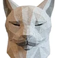 Escultura Elegante Prints Patro - Minimalista De Cabeza Gato - Miniatura 1