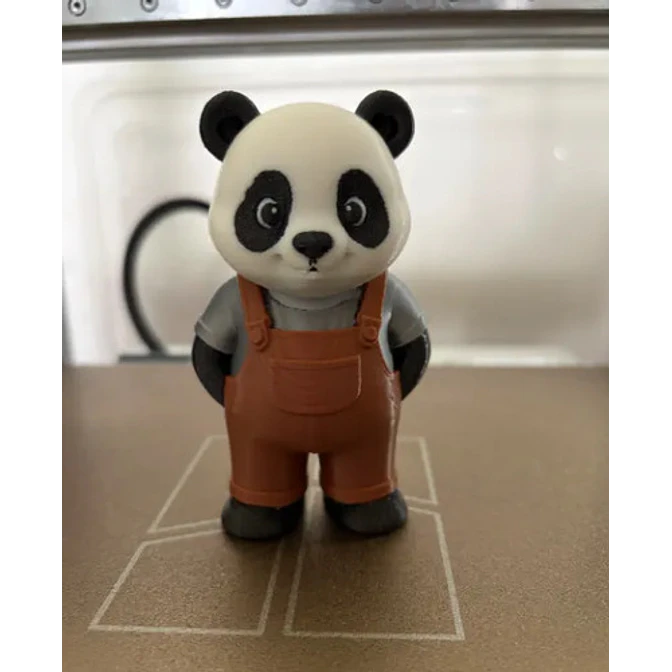 Figura Decorativa Prints Patro- Panda Granjero Adorable 3