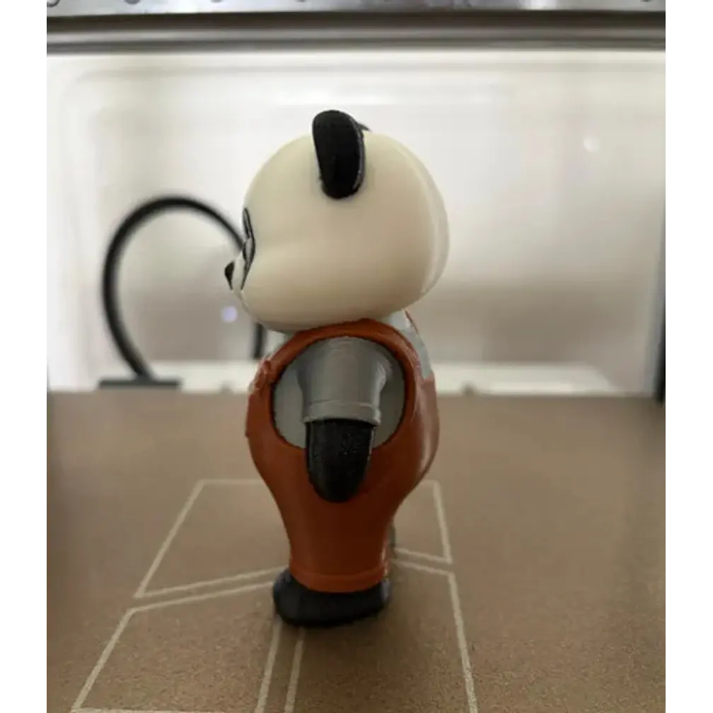 Figura Decorativa Prints Patro- Panda Granjero Adorable 4