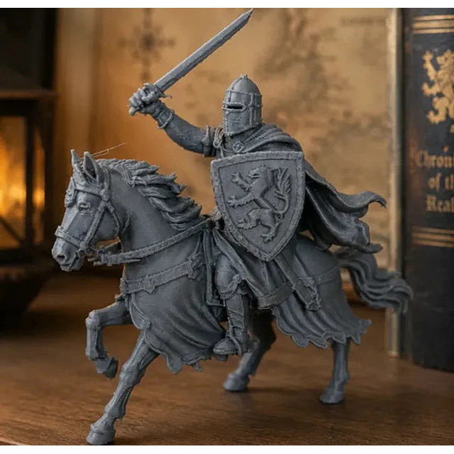 Escultura Decorativa Prints Patro- Caballero Medieval