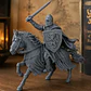 Escultura Decorativa Prints Patro- Caballero Medieval - Miniatura 2