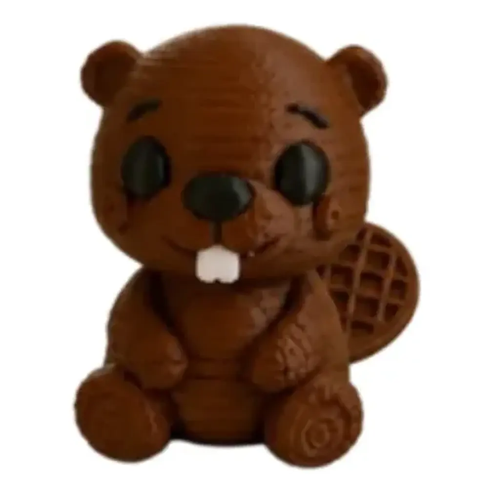 Figura Decorativa Prints Patro- Castor De Punto 1