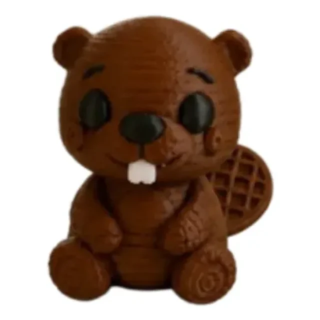 Figura Decorativa Prints Patro- Castor De Punto