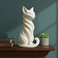 Escultura Elegante Prints Patro - Estilo Gato Sumiso - Miniatura 4