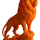 Escultura Elegante Prints Patro - Corona Del León - Miniatura 1