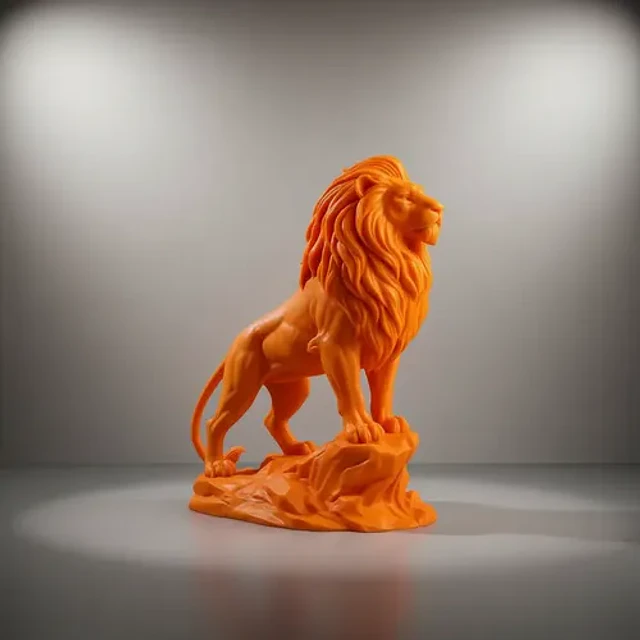 Escultura Elegante Prints Patro - Corona Del León