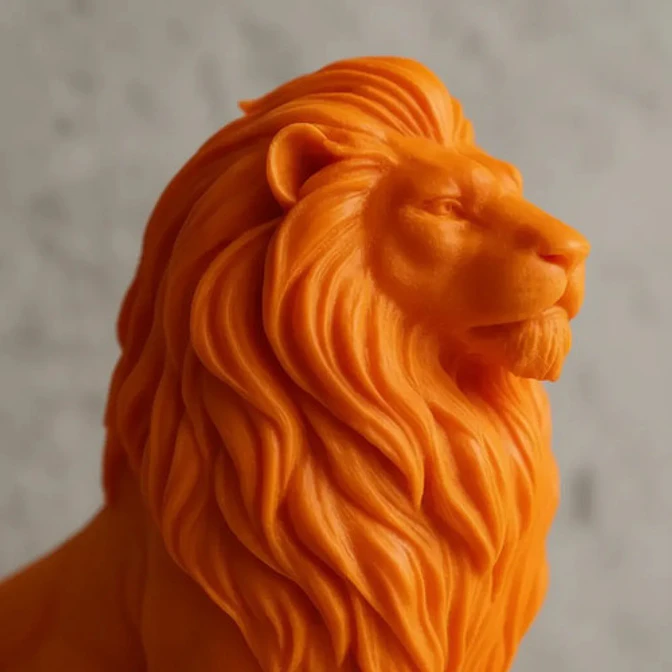 Escultura Elegante Prints Patro - Corona Del León 3