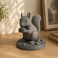 Escultura Decorativa Prints Patro- Ardilla Realista - Miniatura 2