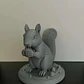 Escultura Decorativa Prints Patro- Ardilla Realista - Miniatura 4