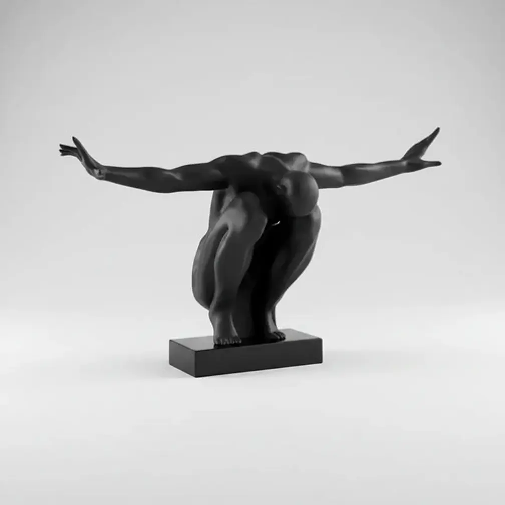 Figura Decorativa Prints Patro - Figura Abstracta De Atleta 2