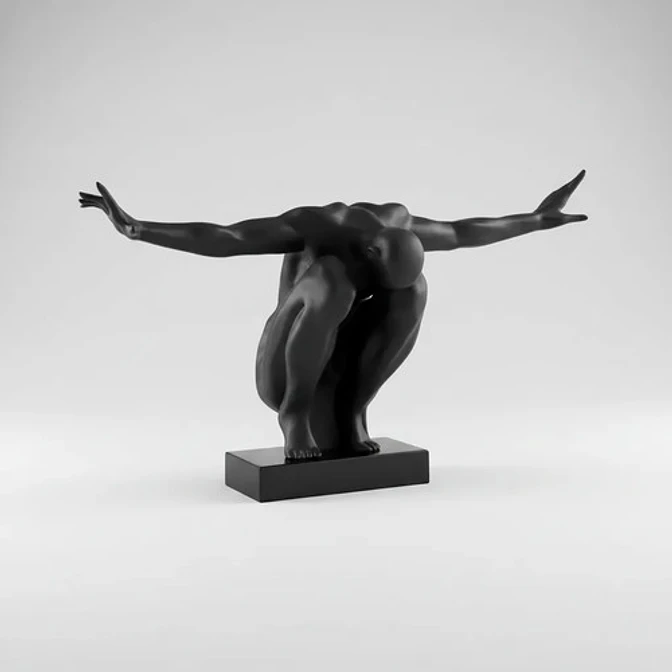 Figura Decorativa Prints Patro - Figura Abstracta De Atleta 2
