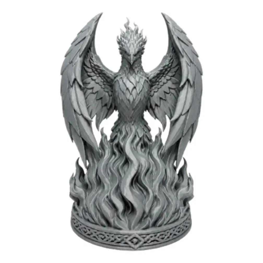Figura Decorativa Prints Patro- Ave Fénix En Llamas 1
