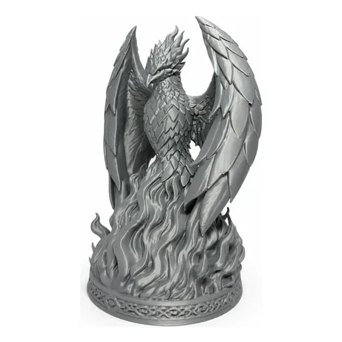 Figura Decorativa Prints Patro- Ave Fénix En Llamas 2