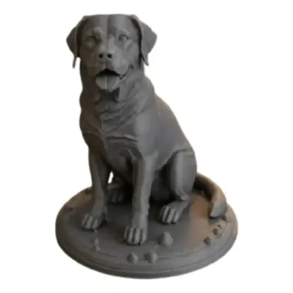 Escultura Decorativa Prints Patro- Labrador Realista 1
