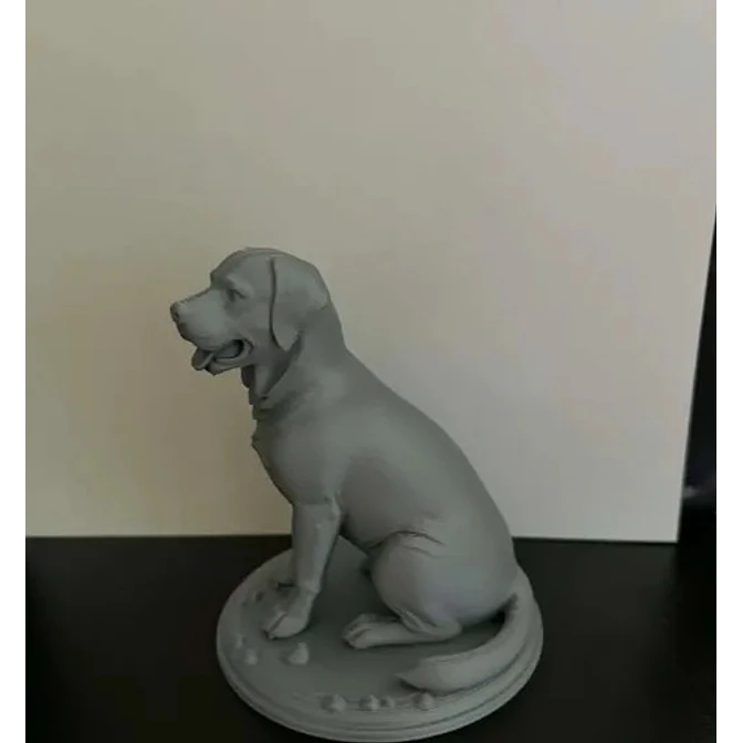 Escultura Decorativa Prints Patro- Labrador Realista 3