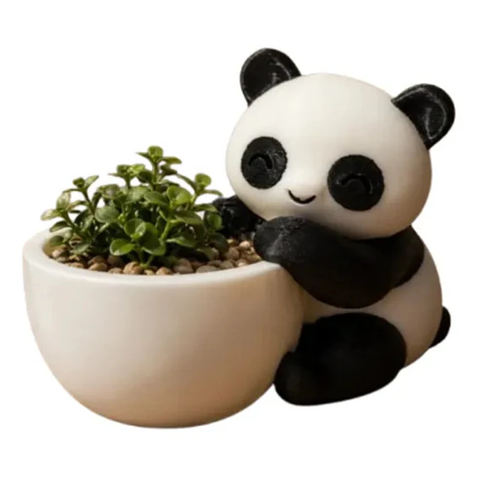 Macetero Prints Patro- Panda Abrazador 1