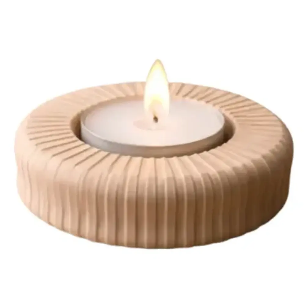 Portavelas Led Prints Patro Minimalista Circular 1