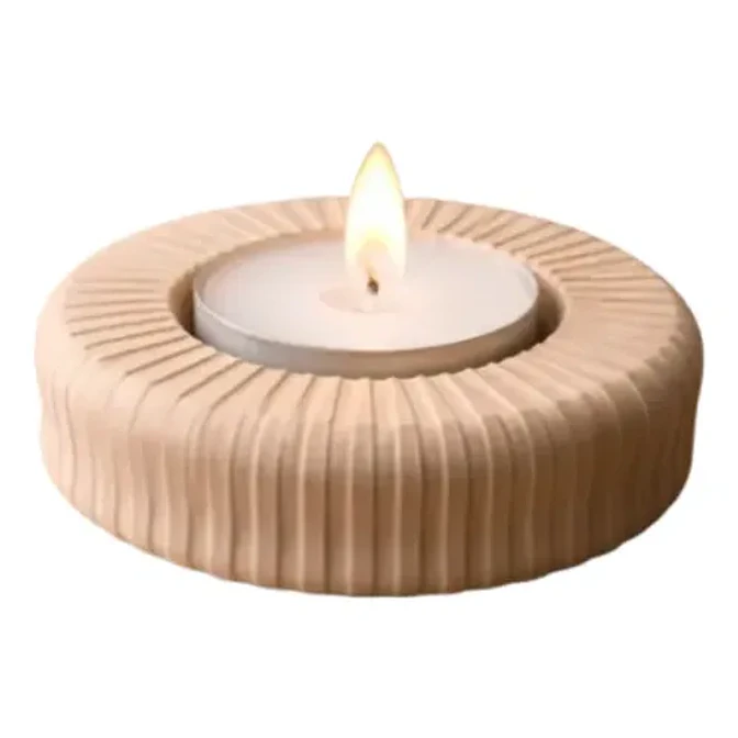 Portavelas Led Prints Patro Minimalista Circular 1
