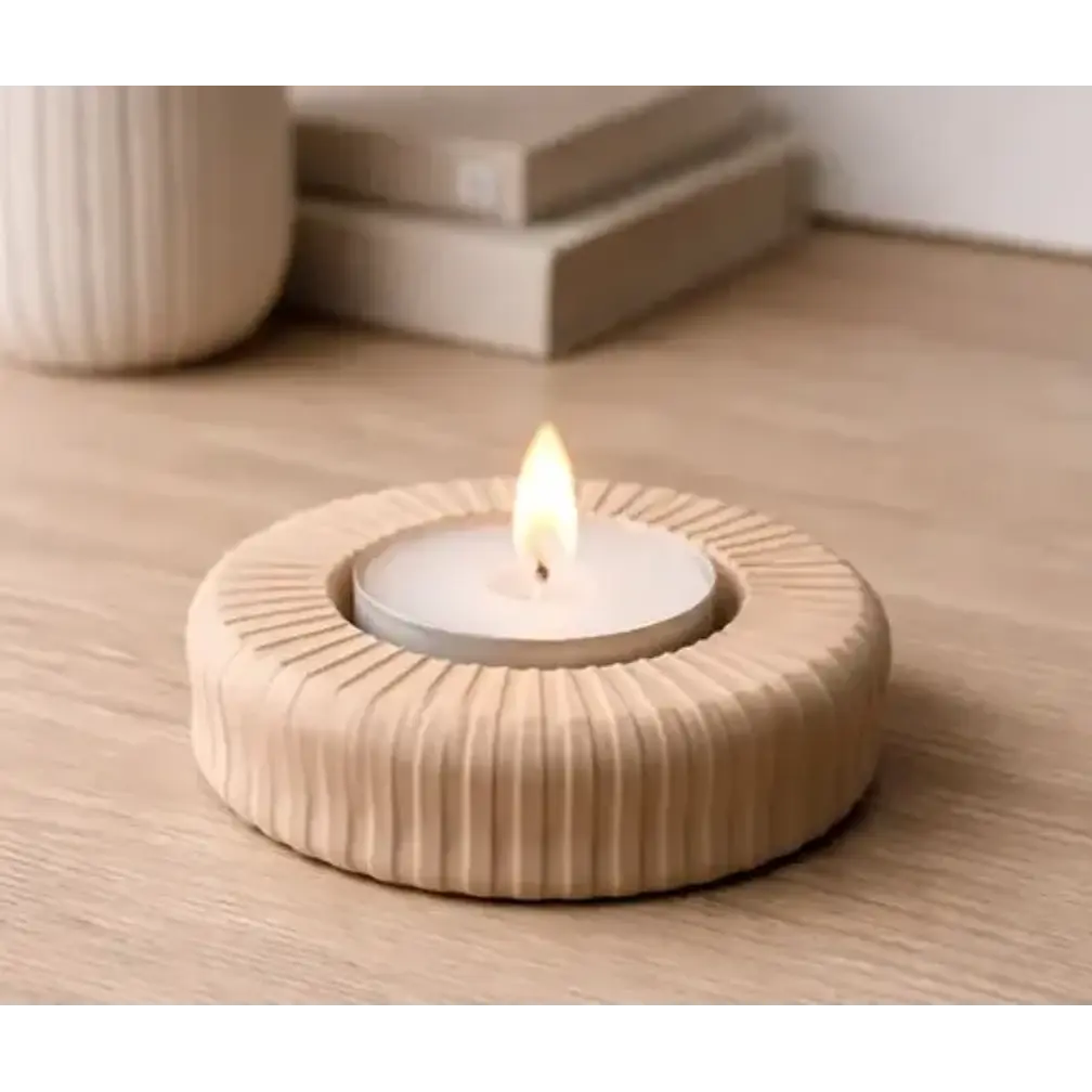 Portavelas Led Prints Patro Minimalista Circular 2