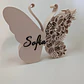 Letrero Mariposa Personalizado Con Nombre Para Decoración - Miniatura 2
