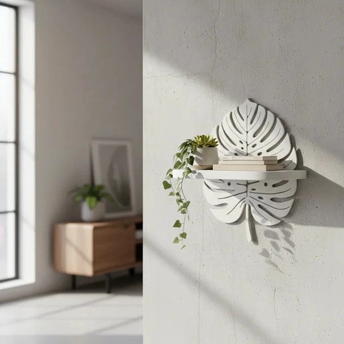 Decoración Elegante Prints Patro - Estante De Pared 2