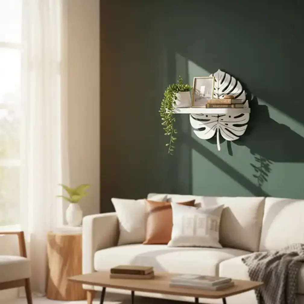 Decoración Elegante Prints Patro - Estante De Pared 3