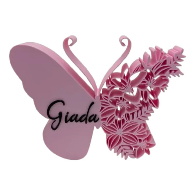 Letrero Mariposa Personalizado Con Nombre Para Decoración 1