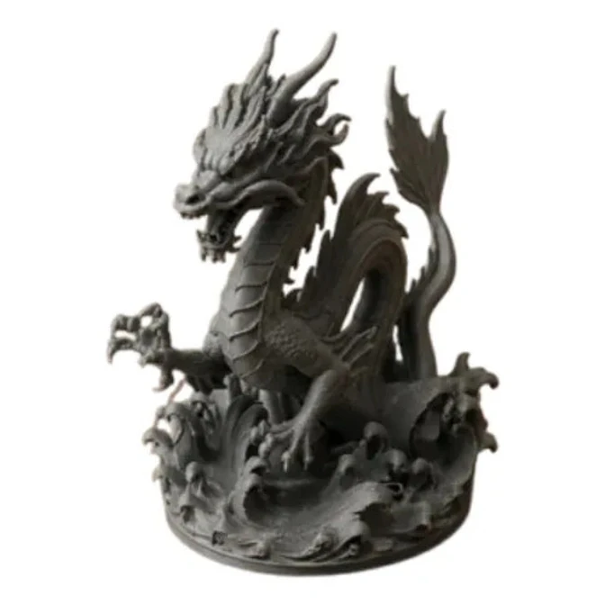 Escultura Decorativa Prints Patro- Dragón Marítimo 1